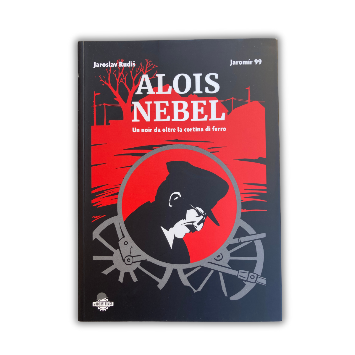 Copertina del graphic novel Alois Nebel, pubblicato dalle edizioni Modern Times