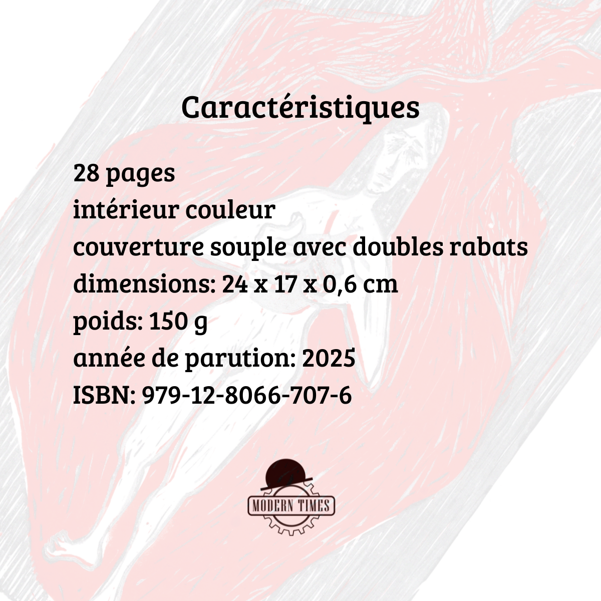 Caractéristiques techniques du livre De février à février